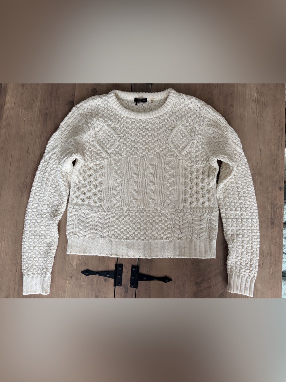 Dex Cable Knit Sweater Small